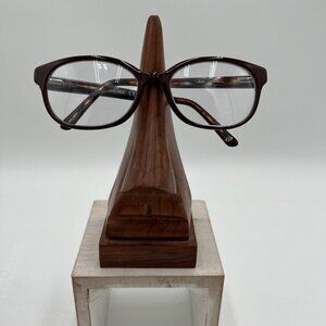Handmade Wooden Nose-Shaped Spectacle Holder, Eyeglass Holder ,Specs Stand eyegl